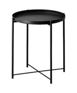 IKEA GLADOM Tray Table Black 45x53 cm