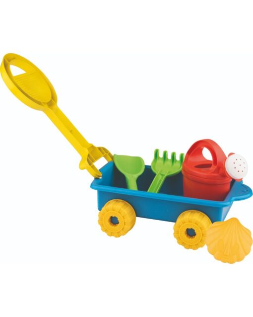 ANDRONI Small Sand Trolley Toy with Handle and Accessories