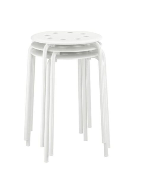IKEA MARIUS White Stool 45 cm - Image 2