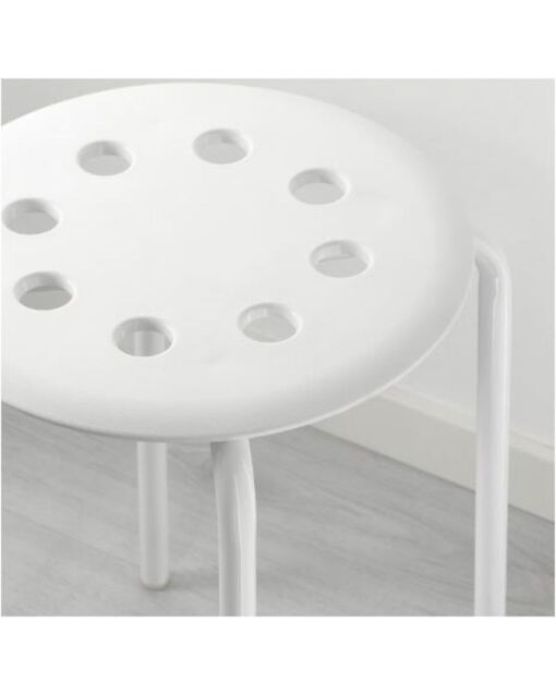 IKEA MARIUS White Stool 45 cm - Image 3
