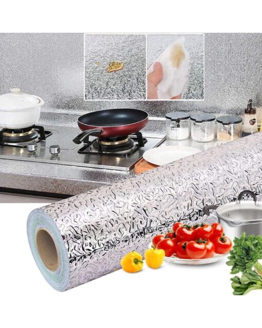 Aluminum Foil Contact Self-Adhesive Wallpaper 40 x 300 cm