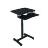 CONQUEROR Moveable Stand Desk Mount with Speech Table and Keyboard Tray - TO2501B