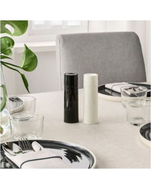 IKEA BARNASINNE Spice Mill Black/White 14 Cm - Image 3