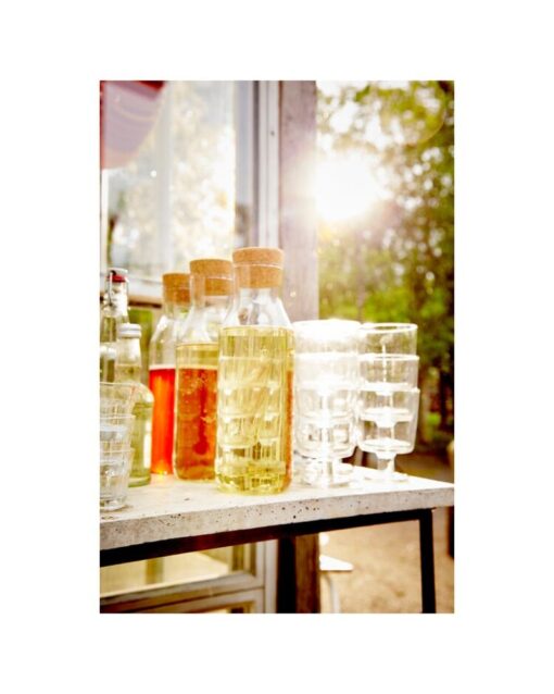 IKEA IKEA 365+  Clear Glass Carafe With Cork Stopper 1 L - Image 4
