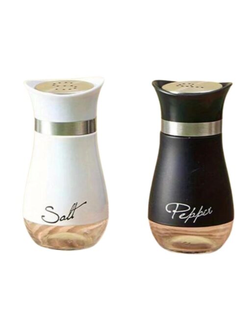 Refillable Salt & Pepper Shakers Set of 2