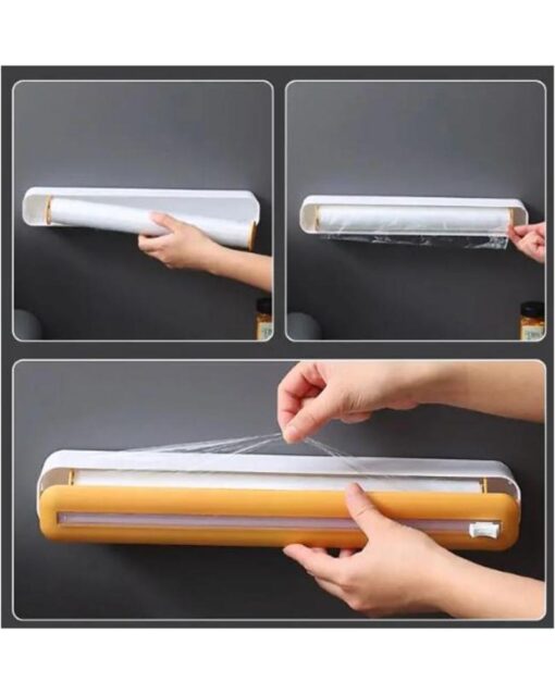 Plastic Wrap Dispenser Cutter 2 In 1 - Image 3