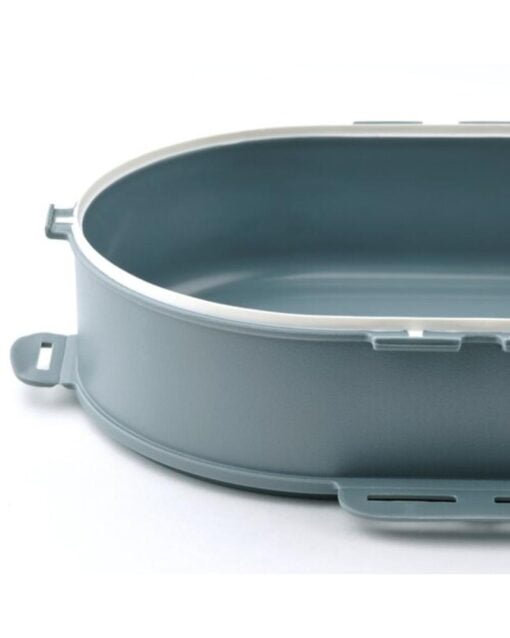 IKEA UTBJUDA Add-On Unit F Stackable Lunch Box For Dry Food Grey-Turquoise 0.3 L - Image 2