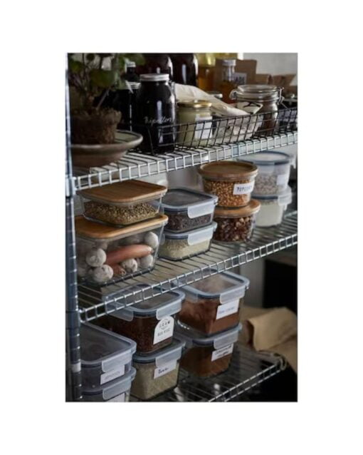 IKEA 365+ Food Container Square Plastic 750 ml Pack of 3 - Image 5