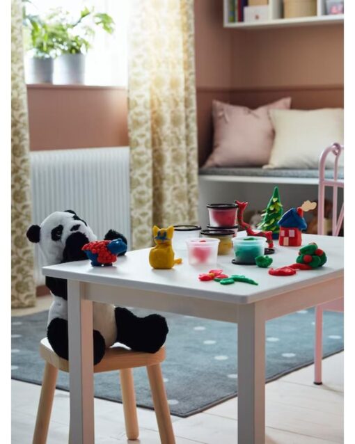 IKEA KRAMIG Soft Toy White And Black - Image 5