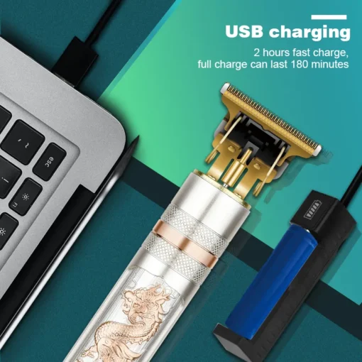 DALING Professional Hair Clipper White - Image 4