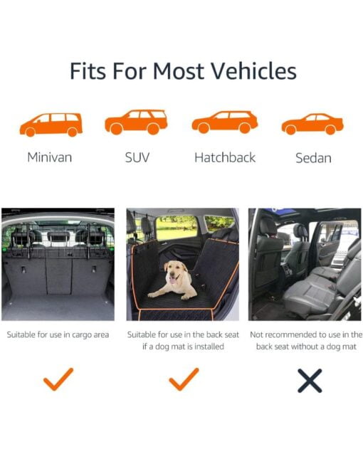 AMAZON BASICS Adjustable Dog Car Barrier 40.64 CM Black - Image 4