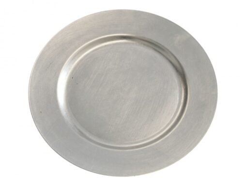 Decorative Round underplate Silver-D33cm
