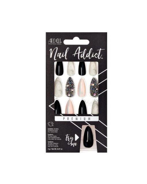 ARDELL Nail Tip Addict MARBLE & DIAMONDS