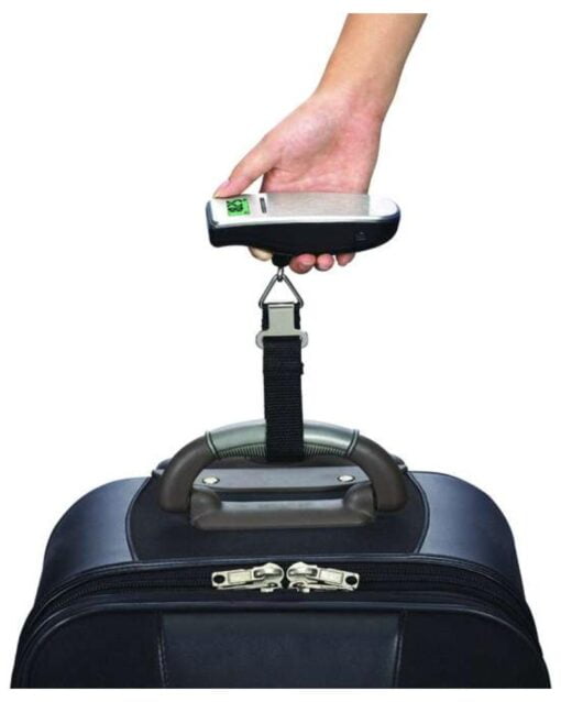 CAMRY EL50-10 - 50kg Electronic Luggage Scale with Stainless Steel Panel