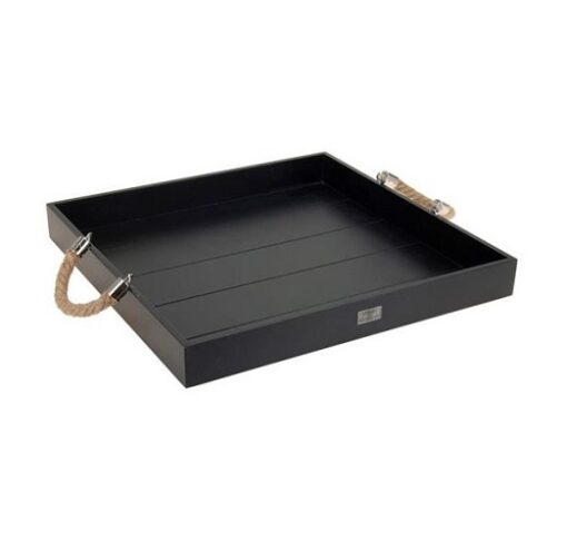 Serving Tray MDF Medium Black