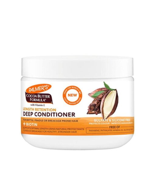 PALMER'S Cocoa Butter Formula+BIOTIN Length Retention Deep Conditioner Jar