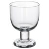 IKEA BRÖGGAN Goblet Clear Glass 25 cl