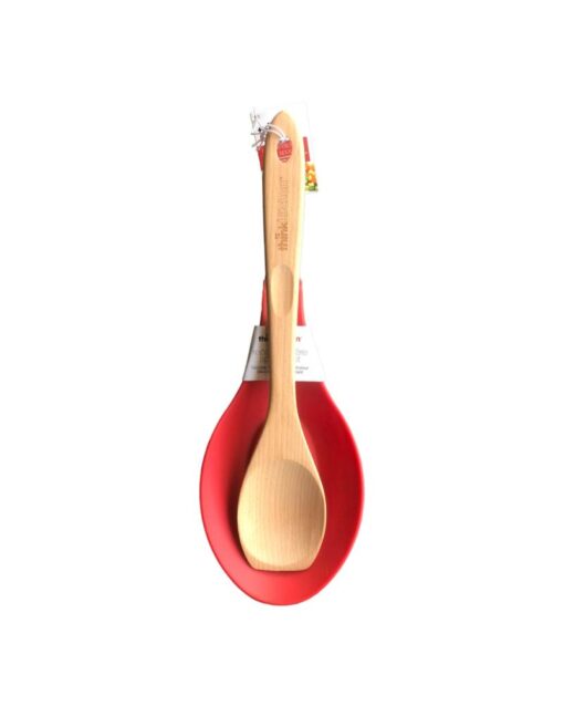 Silicone Spoon Rest Red - Image 2