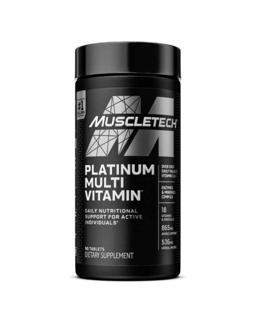 MUSCLE TECH Platinum Multivitamin Vitamins  90 Tablets