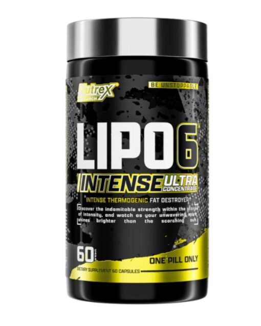 NUTREX Lipo-6 Intense Ultra Concentrate Fat Burner 60 Black caps