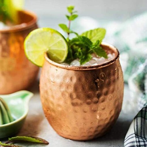 Copper Mule Brown Mocktail Glass 8.5 cm - Image 3