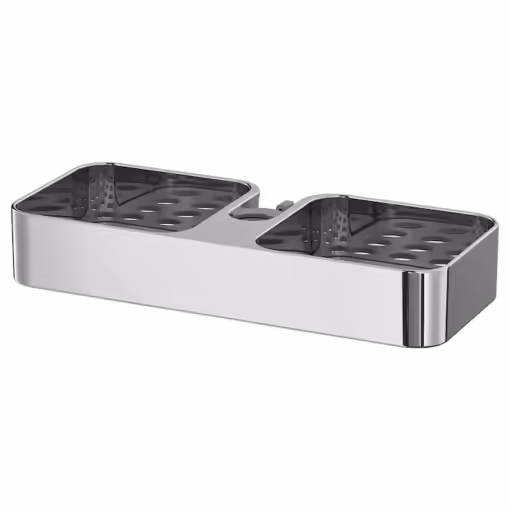 IKEA BROGRUND Shower Shelf Chrome-Plated 25x4 Cm