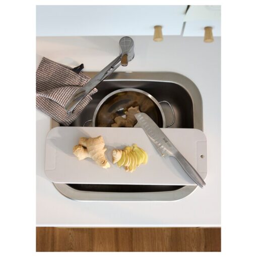 IKEA LILLHAVET Chopping Board Light Grey 48x17 Cm - Image 5
