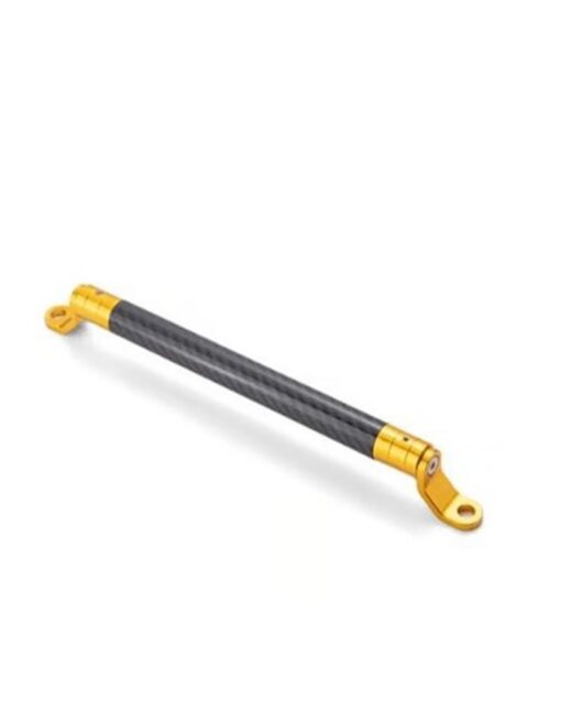 Motorcycle Handlebar Balance Bar Aluminum Alloy Handlebar Expansion Lever Gold with Carbon