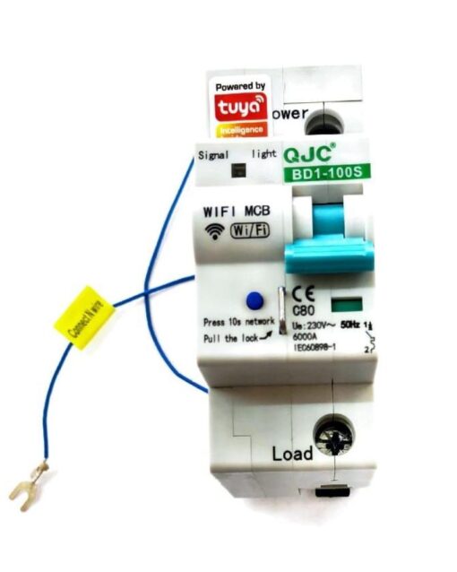 QJC TUYA WIFI MCB 1P BD1-100s 80A