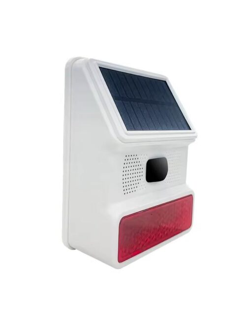 TUYA Wi-Fi Smart Solar waterproof Audible and Visual Alarm + PIR