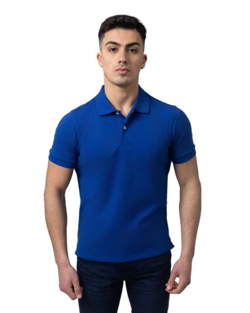 SOFT BLUE Men's Classic Fit Polo Shirt