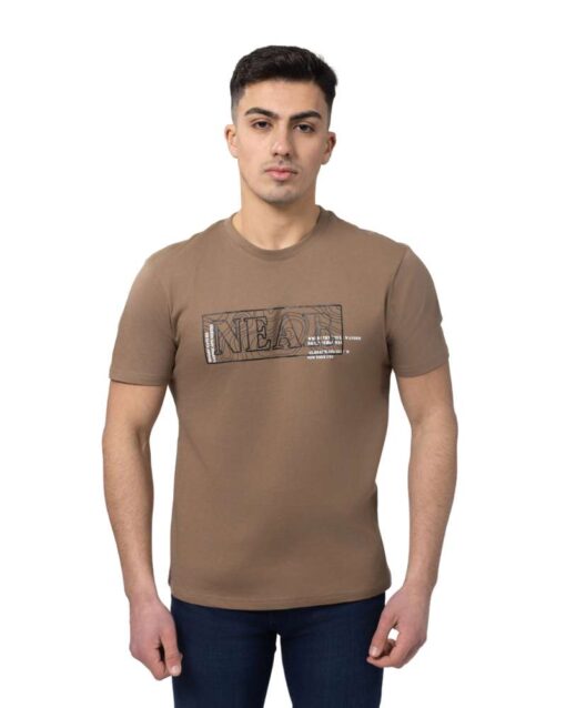SOFT BLUE Men's Graphic Print T-Shirt