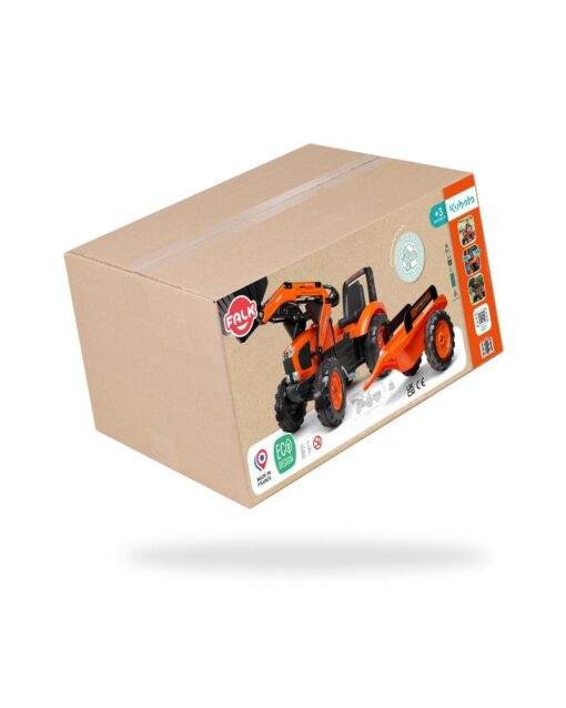 FALK Kubota Backhoe with trailer - Image 3