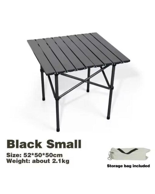 Foldable Camping Table 50 x 50 x 50 cm - Image 2
