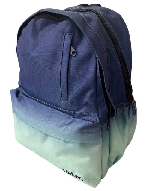 LOCKER Gradient Backpack Navy Aqua - Image 2