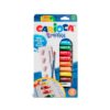 CARIOCA Tempera Set Of 12 X 10Ml W/ Palette & Brus