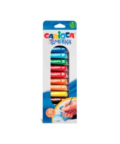 CARIOCA Tempera Set Of 12 X 12Ml Tubes