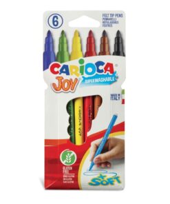 CARIOCA Joy Fine Tip 2.6Mm Set Of 6Pcs