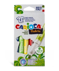 CARIOCA Fabric Set Of 6 Maxi Tip 6Mm