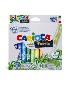 CARIOCA Fabric Pen Textile  Set Of 12