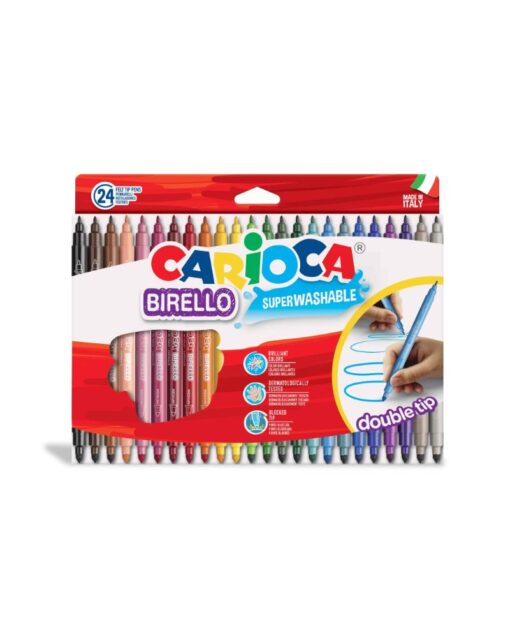 CARIOCA Birello Super/Wa Double Tip Set Of 24