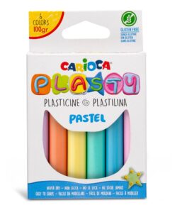 CARIOCA Plasty Pastel Plasticine Set Of 6 - 100G