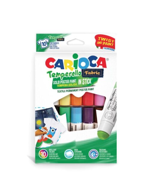 CARIOCA Temperello Solid Poster Paint In Stick Set