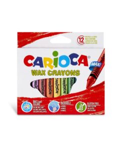 CARIOCA Maxi Wax Crayon Box Of 12Pcs