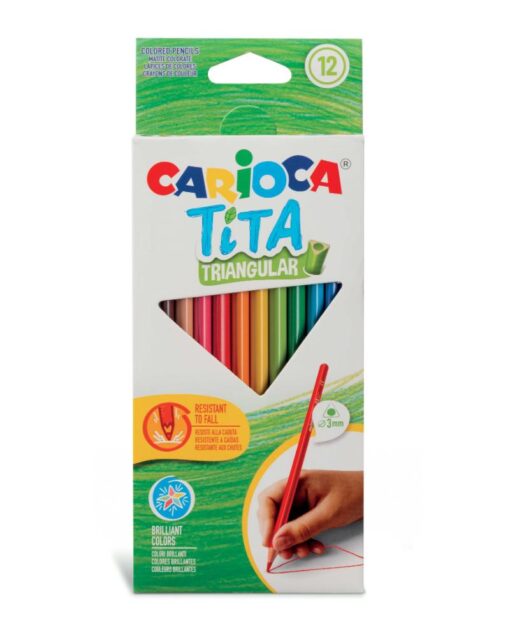 CARIOCA Tita Triangular12 Colored Pencil