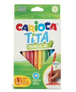 CARIOCA Tita Triangular Maxi 4Mm Set Of 12