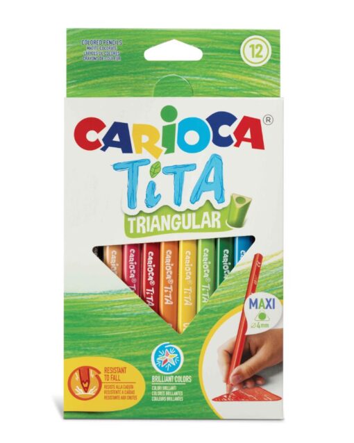 CARIOCA Tita Triangular Maxi 4Mm Set Of 12