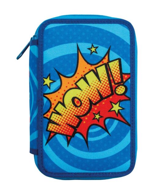 CARIOCA Filled Pencil Case 3 Zipper "Waw"