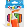 CARIOCA Highlighters Set Of 4 Colors