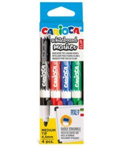 CARIOCA Whiteboard Marker Clip Set Of 4